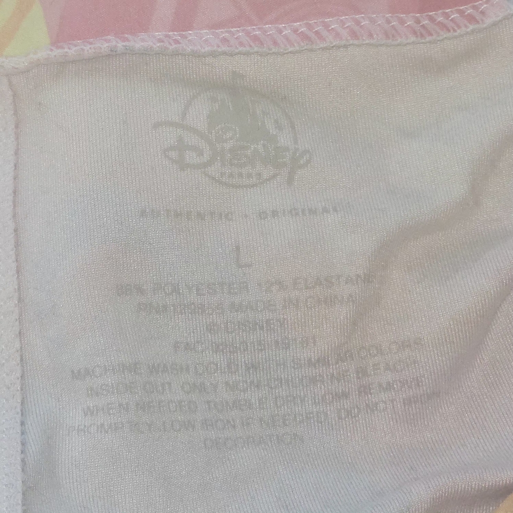 Disney Parks Alice in Wonderland Teacup Print Leggings Womens L Multicolor Pink - Picture 2 of 5